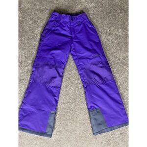 Artctix Kids Insulated Snow Pants Purple  Youth Med Adjustable Waist